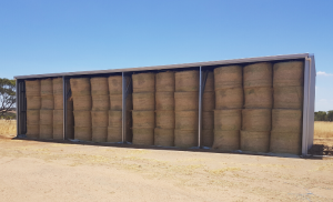 building a small hay shed