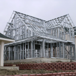 steel house frame